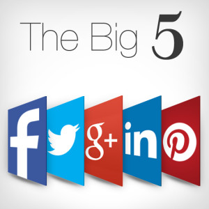 top 5 social media